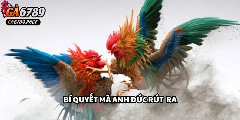Bí quyết mà anh Đức rút ra