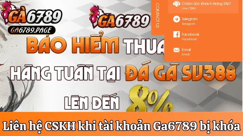Tài khoản Ga6789 bị khóa, bị chặn thì phải làm sao để xử lý