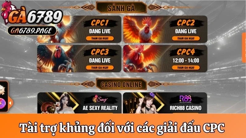 Tài trợ khủng đối với các giải đấu CPC 